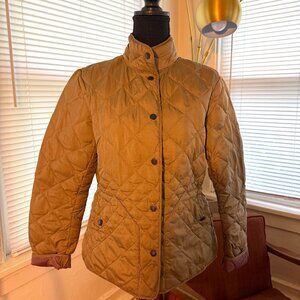 eddie bauer khaki down eb550 heritage puffer blazer jacket small